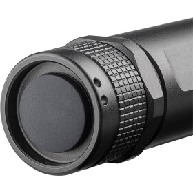LED Taschenlampe High Bright 300 Schwarz ideal für Freizeit, Sport, Camping, Angeln, Jagd und Pannenhilfe Hobby Freizeitbedarf Goobay 44560