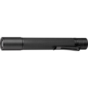 Goobay LED-Taschenlampe Zoom 120, Schwarz - ideal...