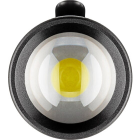 Goobay LED-Taschenlampe Zoom 120, Schwarz - ideal für Freizeit, Sport, Camping, Angeln, Jagd und Pannenhilfe