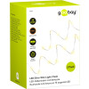 Goobay 2 x 20er LED-Silberdraht-Lichterkette, inkl. Timer - Stimmungsvolle Leuchtdekoration für den Innenbereich