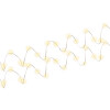 Goobay 2 x 20er LED-Silberdraht-Lichterkette, inkl. Timer - Stimmungsvolle Leuchtdekoration für den Innenbereich