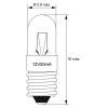 Goobay Röhrenlampe 0,6 W - Sockel E5,5, 12 V (DC), 50 mA