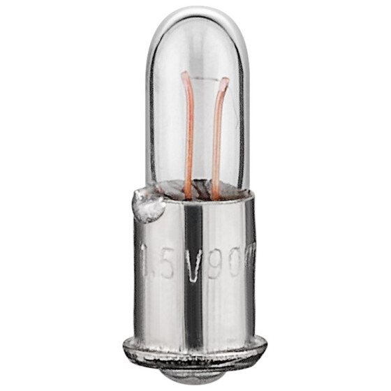 T1 Subminiatur Glühlampe 0,12W SM4s/4 (Sub Midget Flange) 1,5V (DC) 90mA Elektronik Goobay 9514