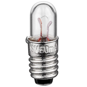 Röhrenlampe 1W Sockel E5,5 12V (DC), 80 mA - 1...