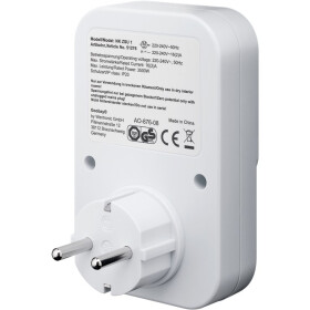 Goobay Analoge Zeitschaltuhr 15-Minutentakt, Weiß - präzise und einfache Steuerung von elektronischen Geräten