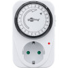 Goobay Analoge Zeitschaltuhr 15-Minutentakt, Weiß - präzise und einfache Steuerung von elektronischen Geräten