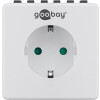 Goobay 2er-Set: Digitale Zeitschaltuhr, 2 Stk. im Karton, Weiß - präzise Steuerung von elektronischen Geräten mit unauffälligem Design