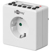 Goobay 2er-Set: Digitale Zeitschaltuhr, 2 Stk. im Karton, Weiß - präzise Steuerung von elektronischen Geräten mit unauffälligem Design