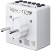 Goobay 2er-Set: Digitale Zeitschaltuhr, 2 Stk. im Karton, Weiß - präzise Steuerung von elektronischen Geräten mit unauffälligem Design