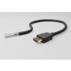Goobay Series 1.4 High Speed HDMI™ Kabel mit Ethernet 90°, 1.5 m, Schwarz - HDMI™-Stecker (Typ A) > HDMI™-Stecker (Typ A) 90°