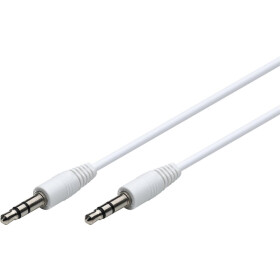 Goobay Kompakter HDMI™/VGA Adapter inkl. Audio, vergoldet, Weiß - HDMI™-Stecker (Typ A) > VGA-Buchse (15-polig) + Klinke 3,5 mm Buchse (3-Pin, stereo)