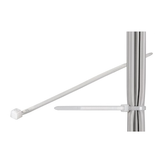Kabelbinder wetterfester Nylon, transparent - 400 mm, 7,5 mm Elektronik Wentronic 17053