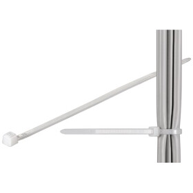 Kabelbinder wetterfester Nylon, transparent - 400 mm, 7,5...