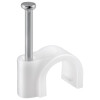 Goobay Kabelschelle, Weiß, 5.3 mm - max. Kabeldurchmesser: 4,0 mm
