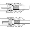Goobay Antennenkabel mit Ferrite (80 dB), 2x geschirmt, 3.5 m, Weiß - Koax-Stecker > Koax-Buchse (vollständig geschirmt)