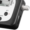 Goobay Satelliten-Finder mit digitaler Pegelanzeige, Schwarz-Silber - zum Ausrichten/Einjustieren von Satelliten-Antennen
