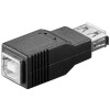 Goobay USB 2.0 Hi-Speed Adapter, USB 2.0-Buchse (Typ A) - USB 2.0-Buchse (Typ A) > USB 2.0-Buchse (Typ B)