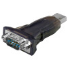 Goobay USB auf seriell RS232 Konverter/Adapter, Transparent - USB 2.0-Stecker (Typ A) > D-SUB/RS-232-Buchse (9-polig)