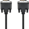 Goobay DVI-D Full HD Kabel Dual Link, Nickel, 2 m, Schwarz - DVI-D-Stecker Dual-Link (24+1 pin) > DVI-D-Stecker Dual-Link (24+1 pin)