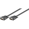 Goobay DVI-D Full HD Kabel Dual Link, Nickel, 2 m, Schwarz - DVI-D-Stecker Dual-Link (24+1 pin) > DVI-D-Stecker Dual-Link (24+1 pin)