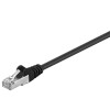Goobay CAT 5e Patchkabel, F/UTP, Schwarz, 20 m - CCA Kupfergemisch