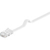CAT6 Flach Patchkabel U/UTP Weiß 20m Kupfermaterial Computerzubehör Netzwerkkabel Goobay 95158