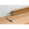 Goobay CAT 6 Flach-Patchkabel, U/UTP, Schwarz, 5 m - Kupfermaterial