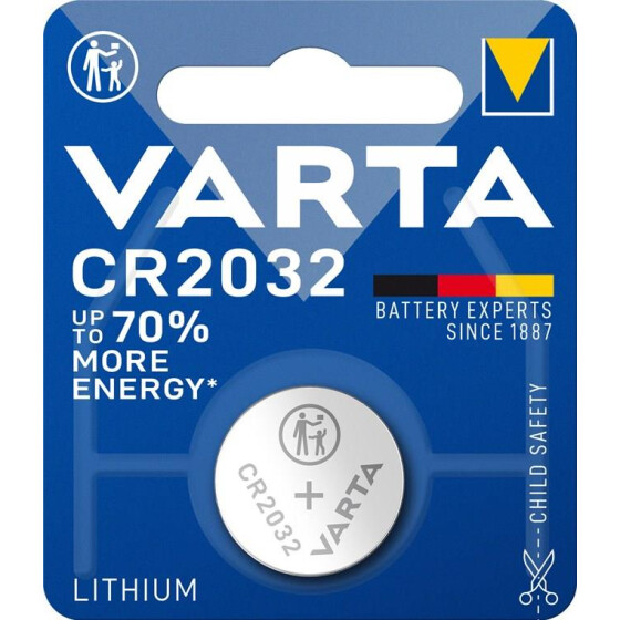 Varta Professional Electronics CR2032 (6032) - Lithium-Knopfzelle, 3 V