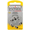 Rayovac Extra Advanced PR70 / 10A - Zink-Luft Hörgeräte-Knopfzelle, 1,4 V