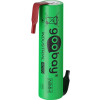Goobay 1x AAA (Micro) - 800 mAh - Lötfahne (Z), LSD-NiMH Akku (Ready-to-Use), 1,2 V