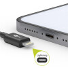 Goobay Lightning - USB-C™ Lade- und Synchronisationskabel, 0.5 m, Schwarz - MFi-Kabel für Apple iPhone/iPad Schwarz