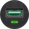 Goobay Quick Charge™ QC3.0 USB - Autoschnellladegerät, Schwarz - lädt bis zu 4x schneller als Standardladegeräte