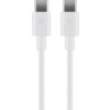Goobay USB-C™ Lade- und Synchronisationskabel, 1 m, Weiß - für Geräte mit USB-C™ Anschluss,Weiß