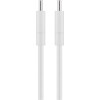 Goobay USB-C™ Lade- und Synchronisationskabel, 1 m, Weiß - für Geräte mit USB-C™ Anschluss,Weiß