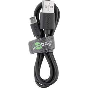 Goobay Micro USB Schnelllade- und Synchronisationskabel,...