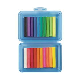 Stylex 28230 Knete, 20 Stangen in farbiger Kunststoffbox