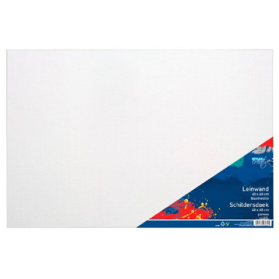 Leinwand 40 x 60 cm weiß bespannter Keilrahmen grundiert 100 % Baumwolle 1 Stück