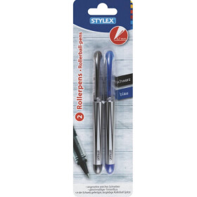 Rollerpen 2 Stück 0,7mm Spitze blau, schwarz oder...
