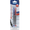 Rollerpen 2 Stück 0,7mm Spitze blau, schwarz oder rot Büro Schreibwaren Stylex 32512