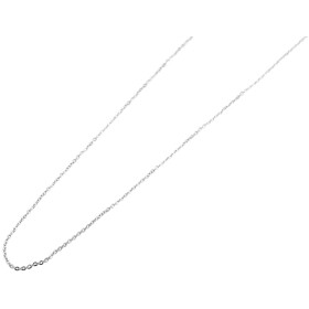 Edelstahl Unisex Ankerkette silberfarben 80 cm / 1 mm