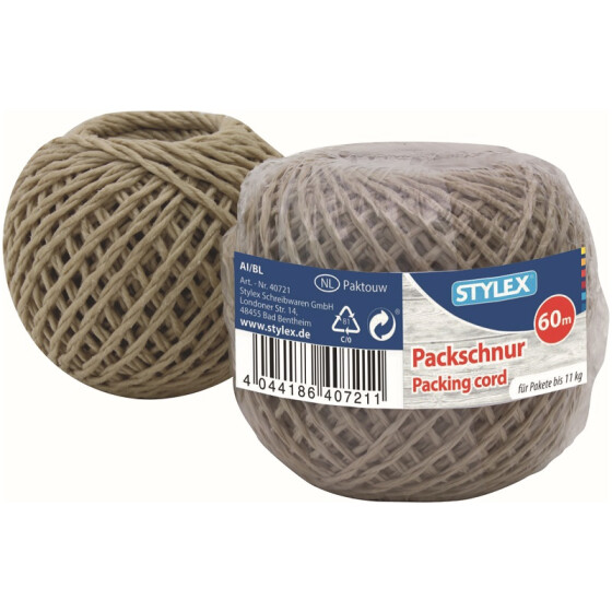 Stylex Bindfaden / Packschnur, 60 m