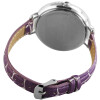 Damenuhr Armbanduhr Kunstleder lila Analog Quartz Excellanc 193023800421