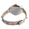 Excellanc Damenuhr mit grauen Kunstlederarmband - Crystalbesatz