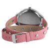 Excellanc 199225600001 Damenuhr mit Kunstleder Wickelarmband rosa