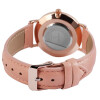 Damenuhr Armbanduhr Kunstleder rosefarben Excellanc Analog Quartzwerk