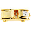 Royaltime Miniaturuhr 300402000041 "Auto" Größe 9,4 cm goldfarben