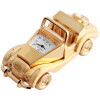 Royaltime Miniaturuhr "Auto" 9,2 cm goldfarben Analog Quartzwerk