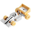 Miniaturuhr Rennwagendesign 7,2 cm bicolor Analog Quartzwerk