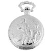 Taschenuhr Motiv "Rugby" silberfarben Analog Quartzwerk Tavolino 480722000031
