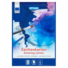 Zeichenkartonblock DIN A4 20 Blatt 190 g /m²...